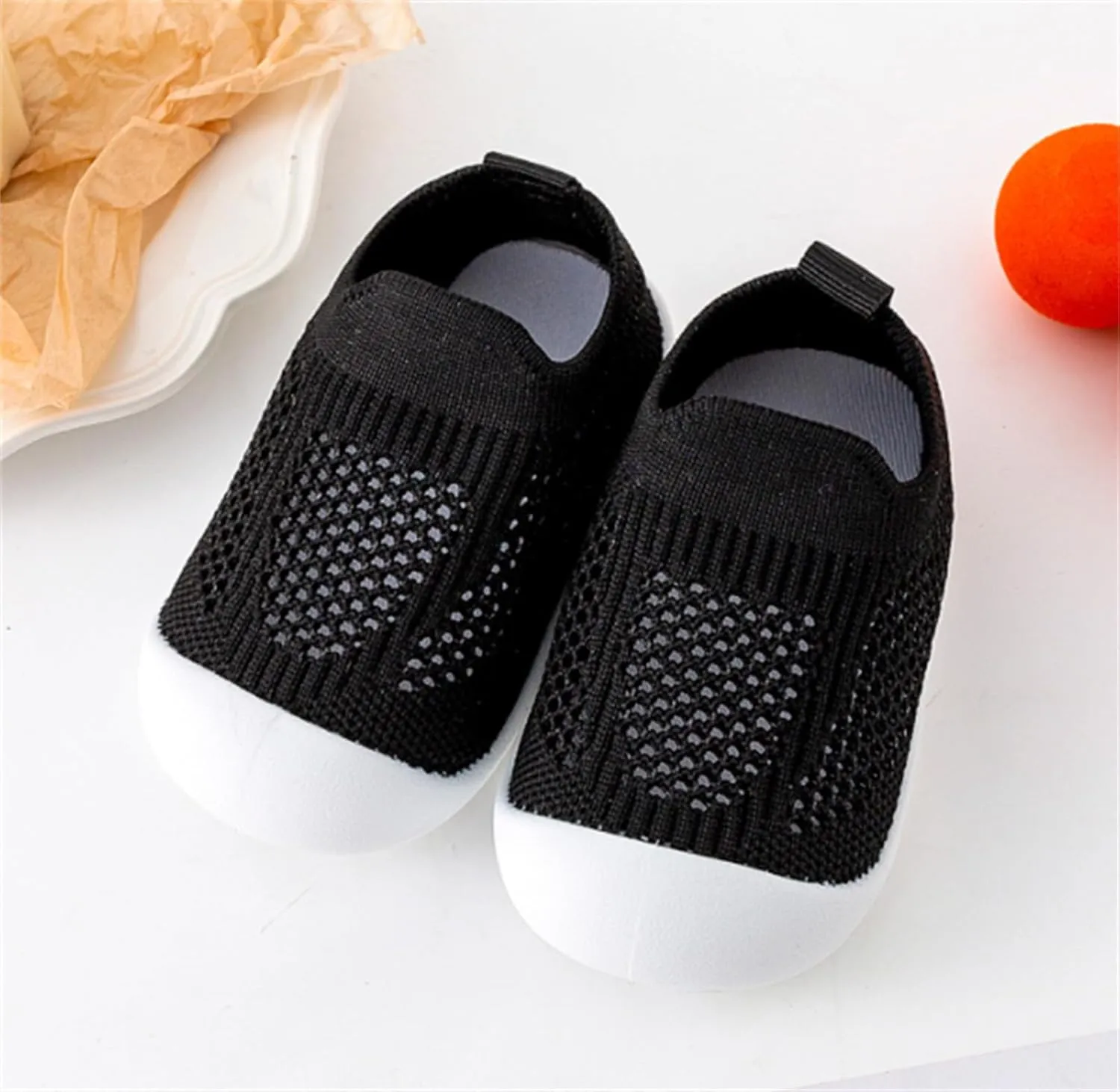 He&Yingmin Toddler Shoes Baby First-Walking Trainers Toddler Infant Boys Girls Soft Sneakers