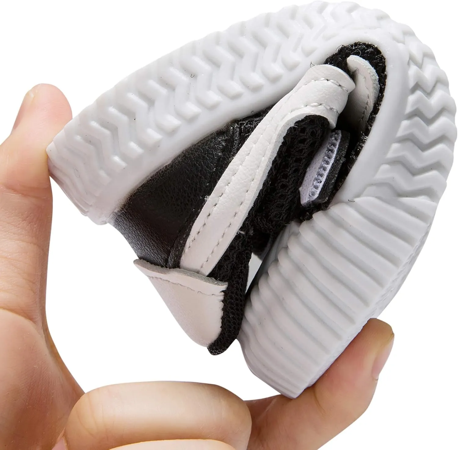 HLMBB Baby Shoes Sneakers for Infant Toddler Girls Boys Kids Babies 6 9 12 18 Months Pre Walker Black