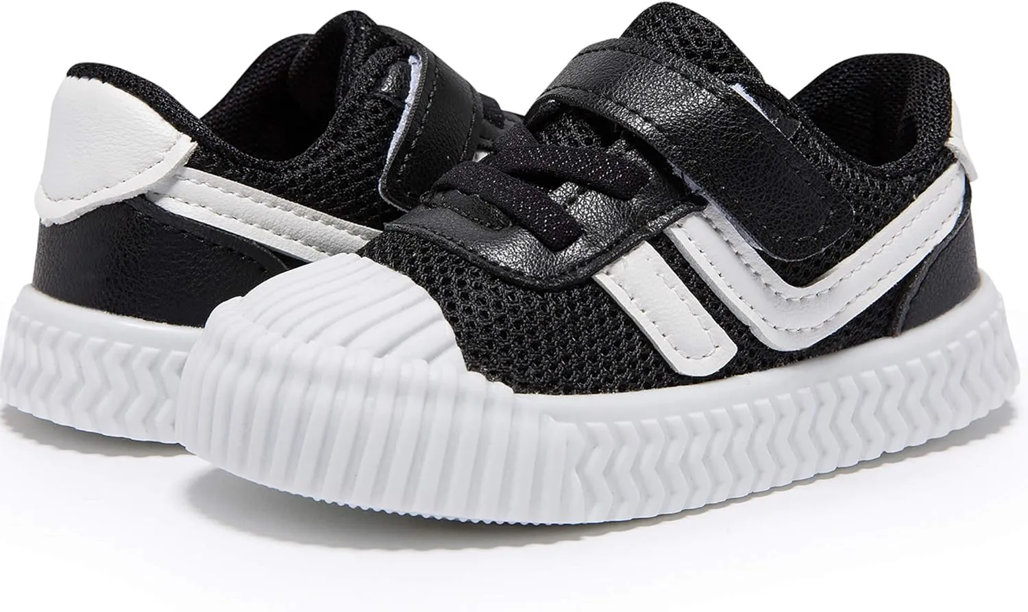 HLMBB Baby Shoes Sneakers for Infant Toddler Girls Boys Kids Babies 6 9 12 18 Months Pre Walker Black