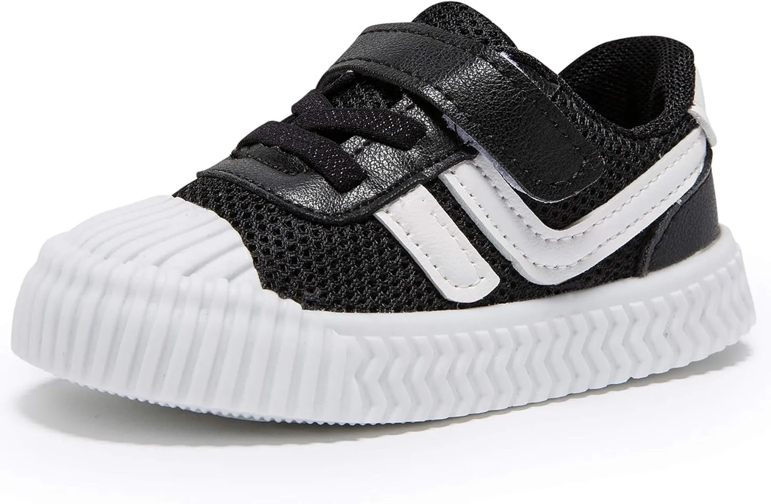 HLMBB Baby Shoes Sneakers for Infant Toddler Girls Boys Kids Babies 6 9 12 18 Months Pre Walker Black