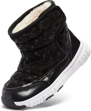 HOBIBEAR Toddler Snow Boots for Boys Girls Kids Outdoor Winter Shoes (Toddler/Little Kid)