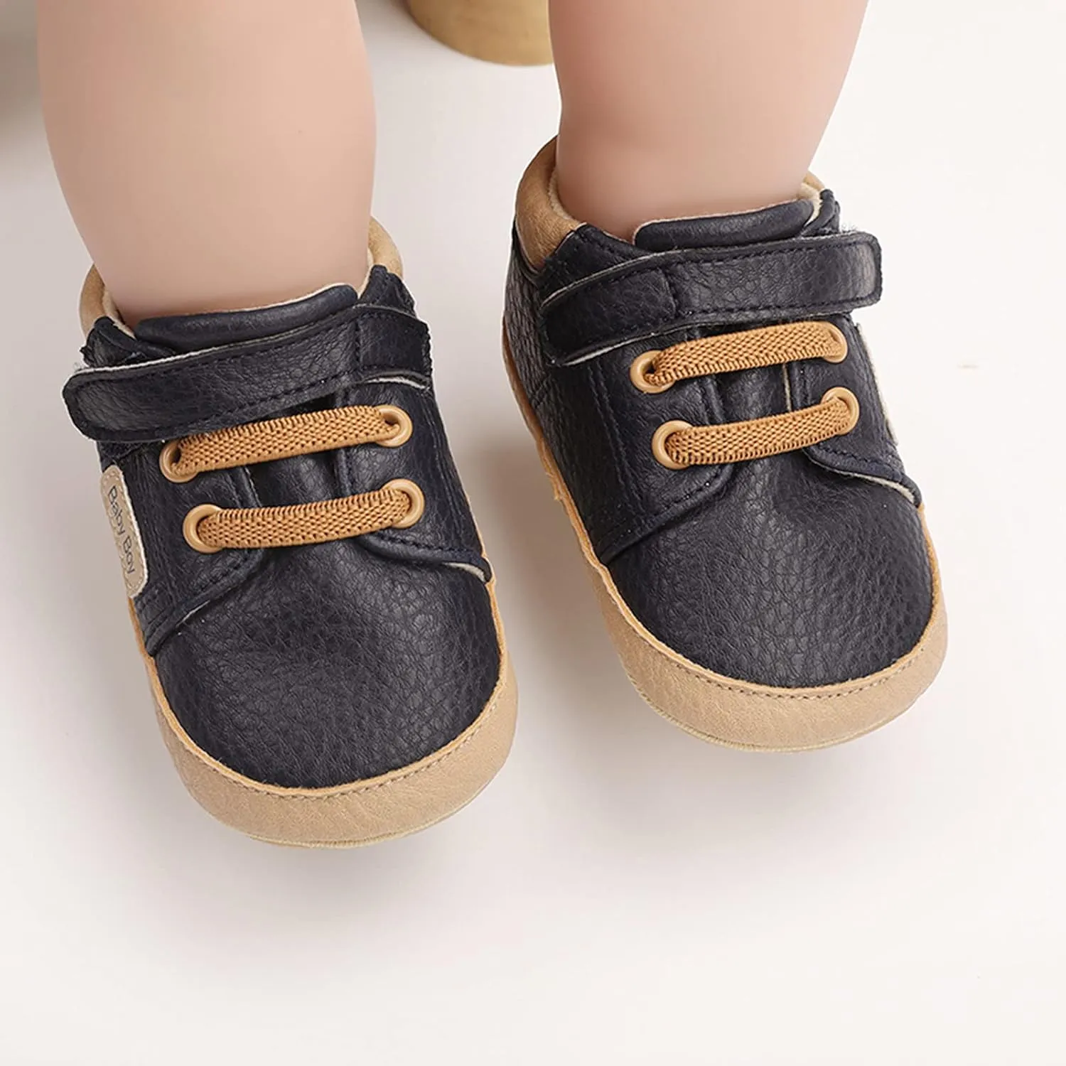 Infant Baby Boys Girls' Sneakers Soft Anti-Slip Soft Sole Newborn Toddler Baby First Walker Outdoor Shoes Crib Shoes