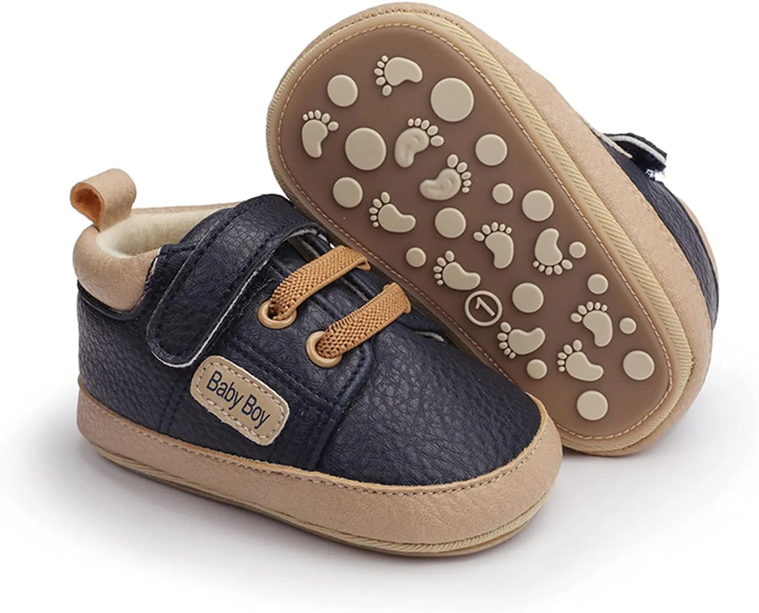 Infant Baby Boys Girls' Sneakers Soft Anti-Slip Soft Sole Newborn Toddler Baby First Walker Outdoor Shoes Crib Shoes
