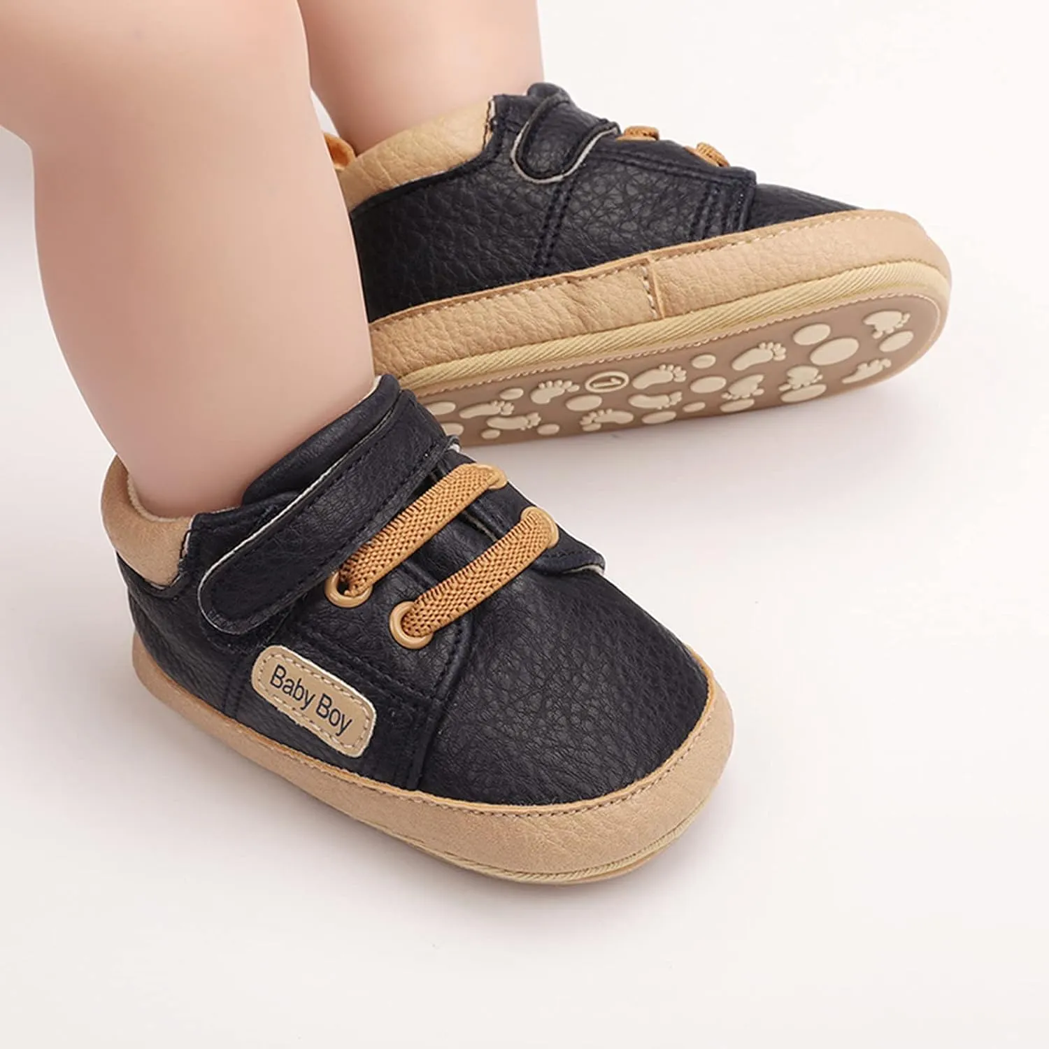 Infant Baby Boys Girls' Sneakers Soft Anti-Slip Soft Sole Newborn Toddler Baby First Walker Outdoor Shoes Crib Shoes