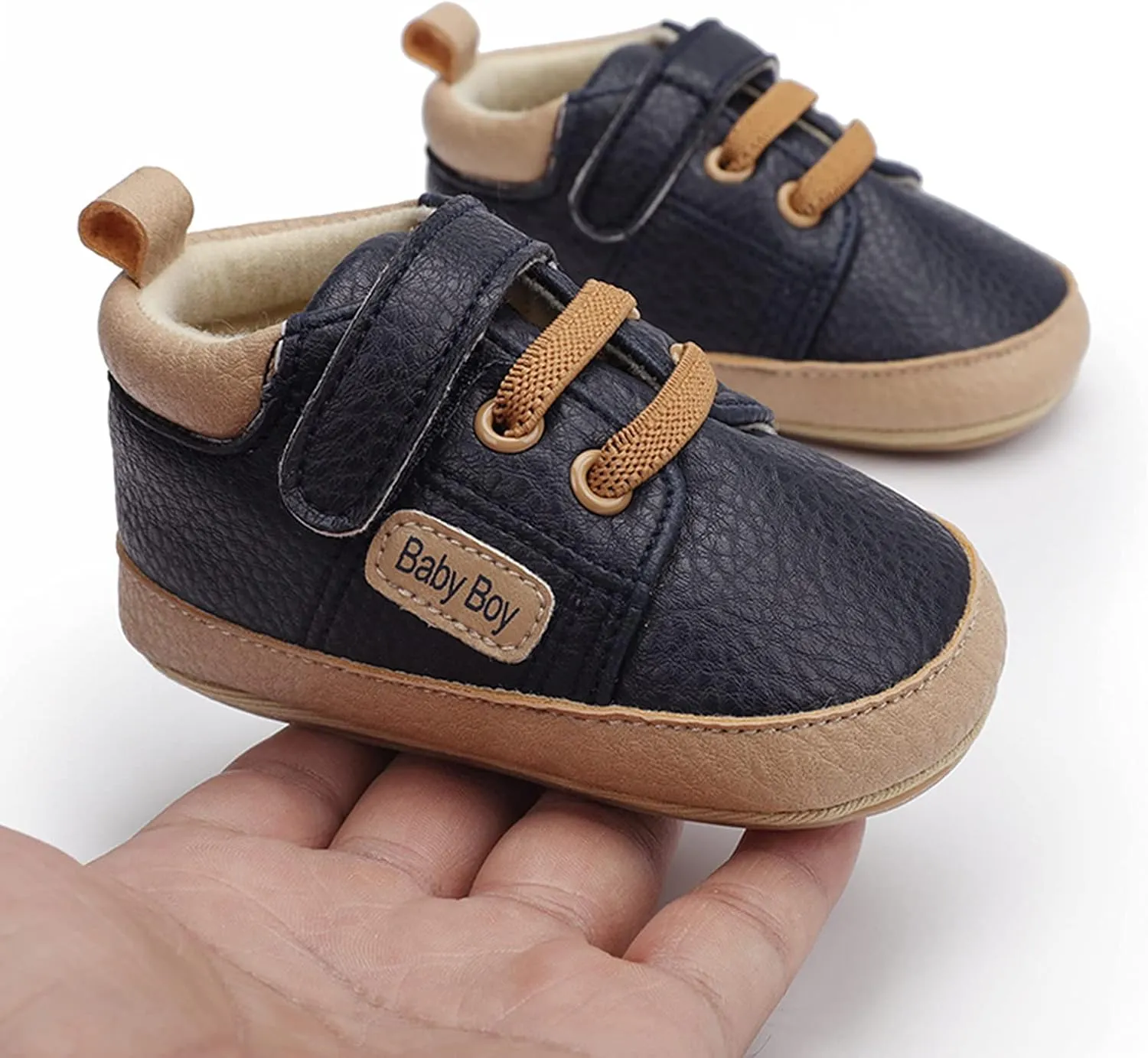 Infant Baby Boys Girls' Sneakers Soft Anti-Slip Soft Sole Newborn Toddler Baby First Walker Outdoor Shoes Crib Shoes