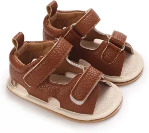 Infant Baby Girls Boys Sandals Summer Beach Outdoor Soft Rubber Sole Toddler Princess Dress Flat Walking Baby Girl Shoe