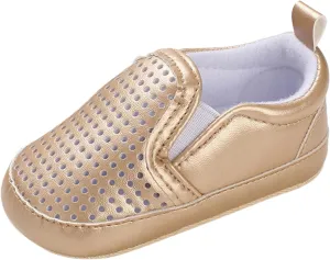 Infant Baby Mesh Hollow Leather First Walking Shoes Soft Sole Slip On Solid Platform Casual Sneakers for Toddler