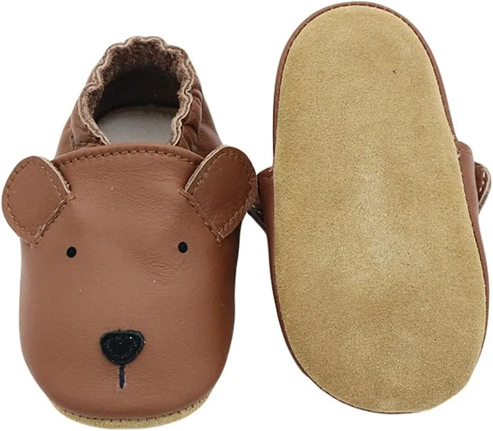 Infant Baby Soft Sole PU Leather Prewalker Shoes Infant Toddler Cute artoon Animal Slip-on Shoes Casual Slippers 3 Month Baby Hat