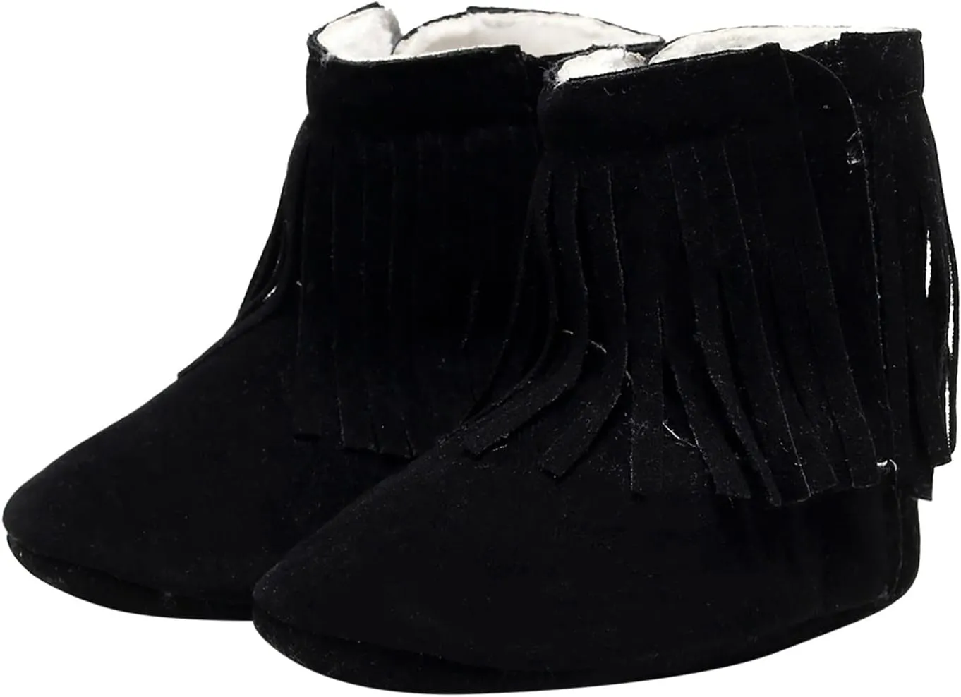 Infant Boys Size 2 Shoes Baby Tassels Shoes Girls First Infant Snow Cotton Warm Boots Soft Plush Walkers Baby Shoes Baby Snow Boots Girls