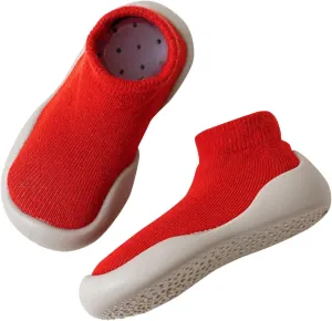 Infant Fall Solid Socks Shoes Boys Girls First Walking Shoes Baby Home Floor Socks Soft Rubber Sole Shoes Baby Shoes