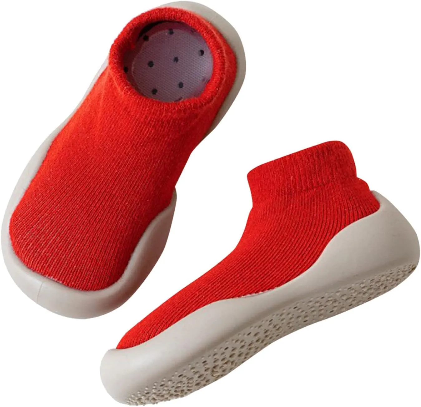 Infant Fall Solid Socks Shoes Boys Girls First Walking Shoes Baby Home Floor Socks Soft Rubber Sole Shoes Baby Shoes