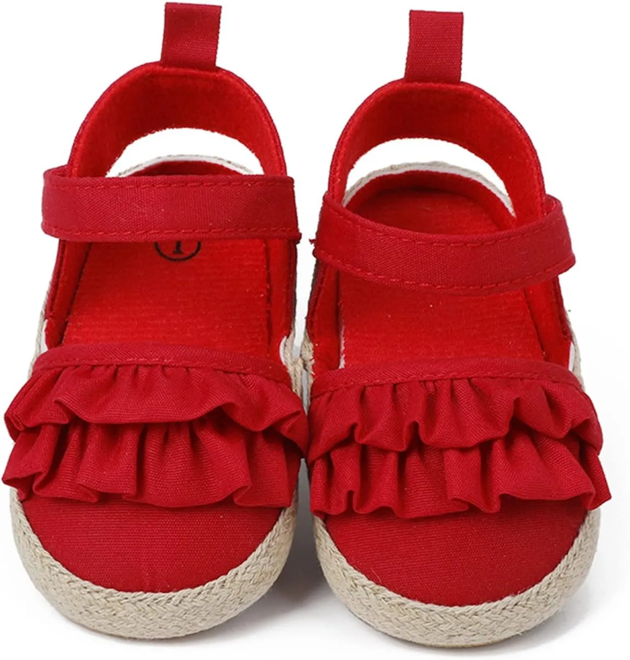 Infant Girls Ruffles Shoes First Walkers Shoes Summer Toddler Flat Sandals Sandals Size 13 Girls