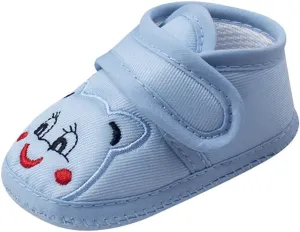 Infant Shoes Baby Boys Girls Cartoon Shoes Soft Sole Non-Slip Newborn Toddler First Walker Crib Shoes