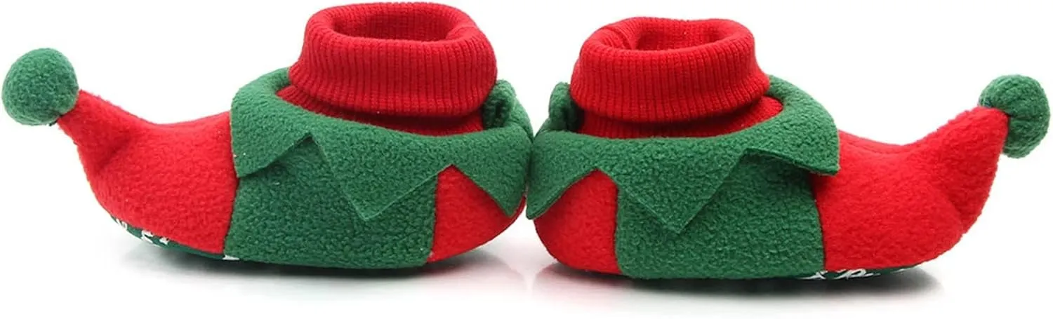 Infant Toddle Footwear Winter Warm Floor Shoes Soft Sole Indoor Warm Christmas Toddler Shoes Non Slip Sneaker