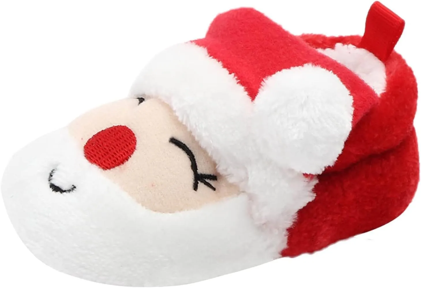 Infant Toddle Footwear Winter Warm Floor Shoes Soft Sole Indoor Warm Santa Toddler Little Kid Slip on Shoes
