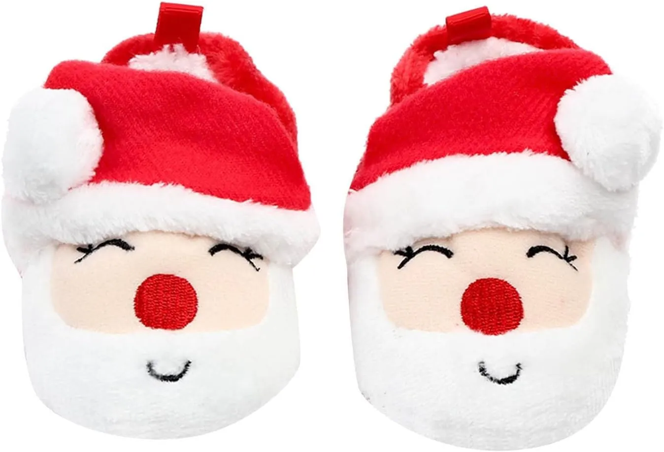 Infant Toddle Footwear Winter Warm Floor Shoes Soft Sole Indoor Warm Santa Toddler Little Kid Slip on Shoes