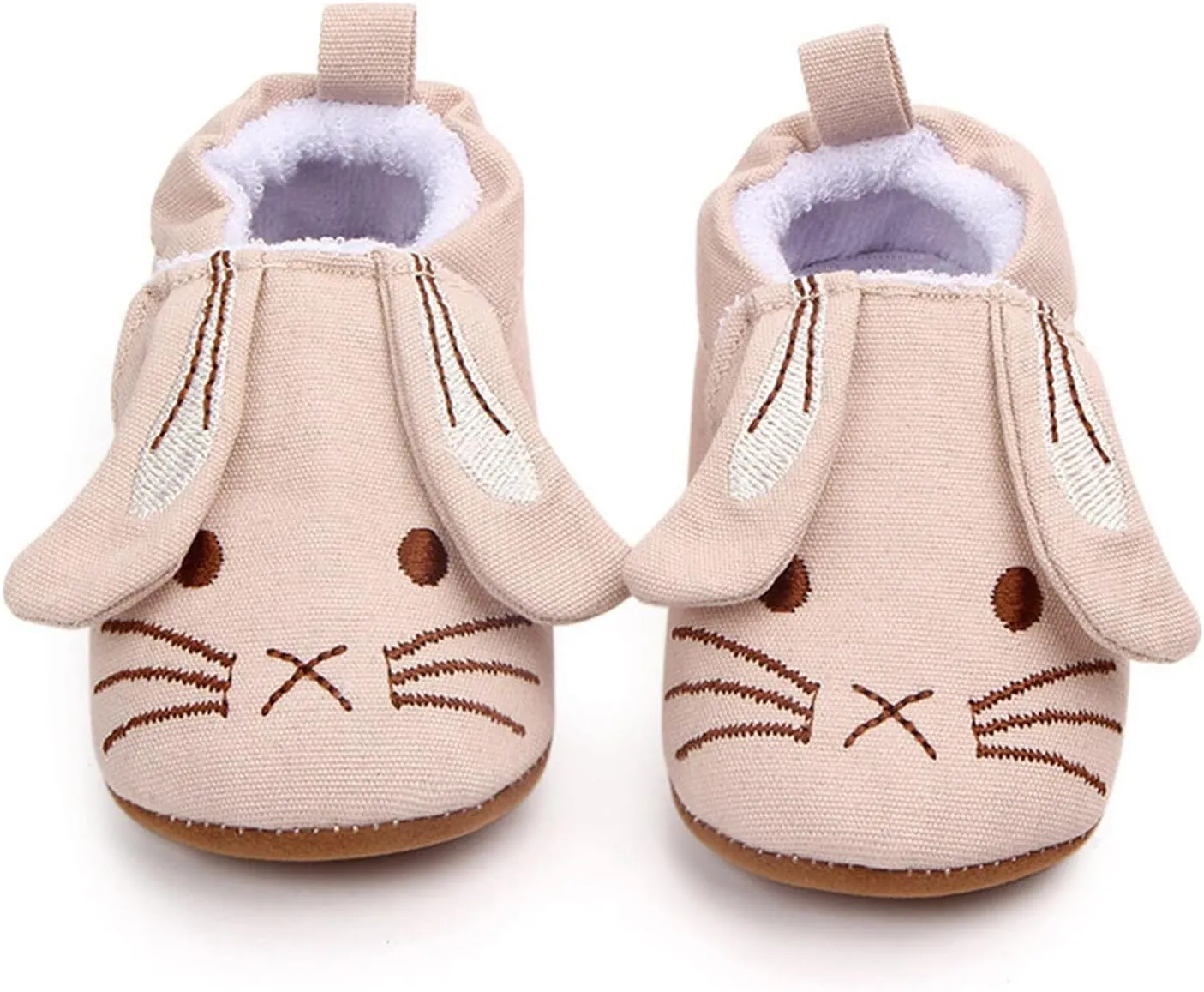 Infant Toddler Shoes Soft Sole Toddler Shoes 3D Little Ear Cartoon Embroidery Princess Shoes Toddler Boys Shoes