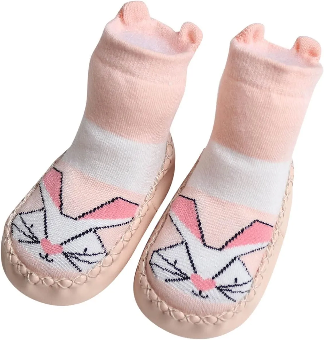 Infant Toddler Shoes Soft Sole Toddler Shoes Cartoon Animal Print Non Slip Breathable Socks Toddler Sandals Size