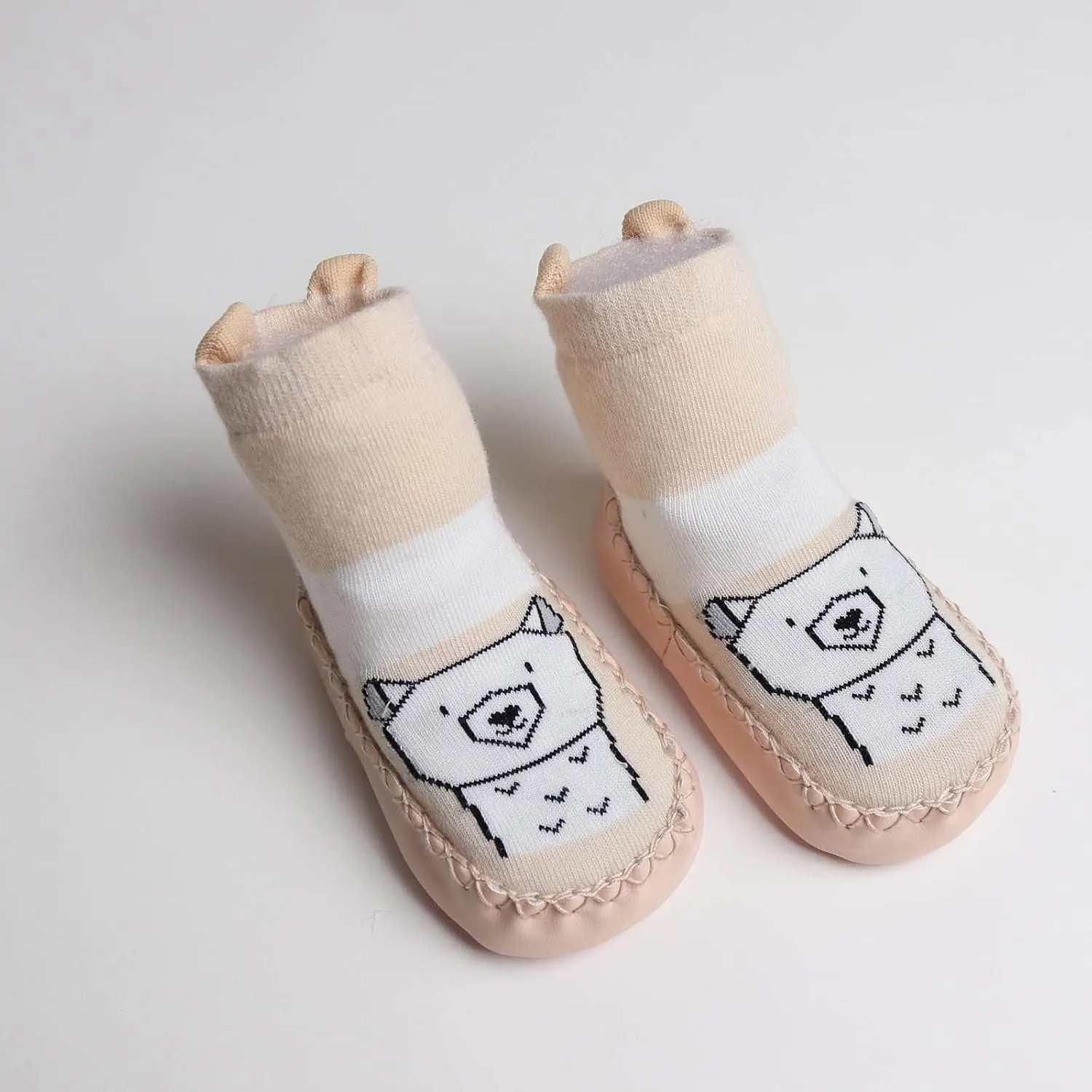 Infant Toddler Shoes Soft Sole Toddler Shoes Cartoon Animal Print Non Slip Breathable Socks Toddler Sandals Size