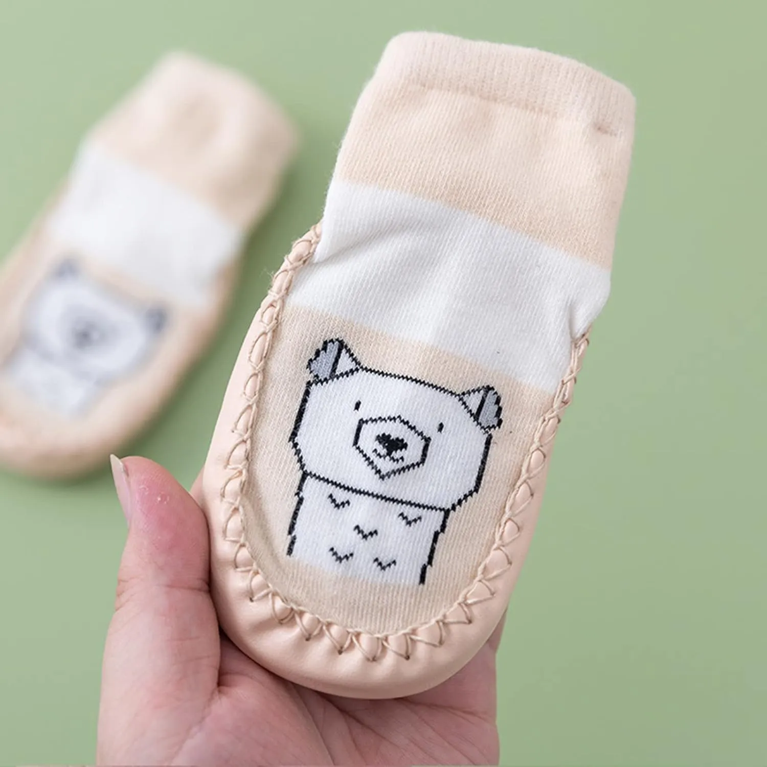 Infant Toddler Shoes Soft Sole Toddler Shoes Cartoon Animal Print Non Slip Breathable Socks Toddler Sandals Size