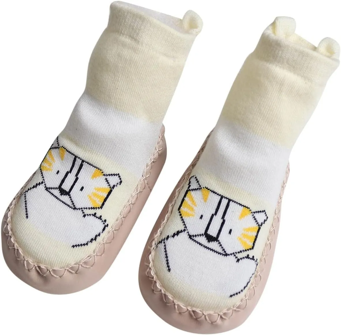 Infant Toddler Shoes Soft Sole Toddler Shoes Cartoon Animal Print Non Slip Breathable Socks Toddler Sandals Size