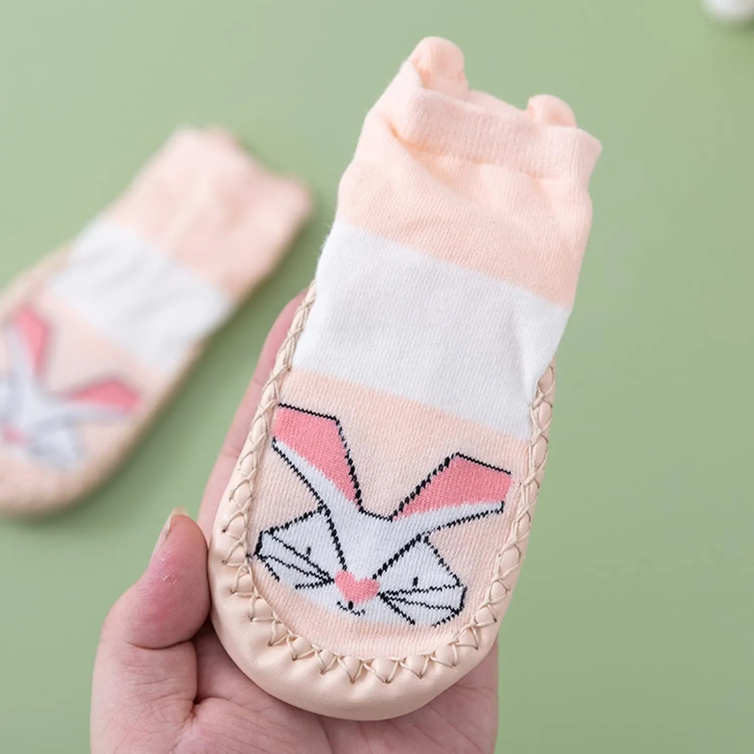 Infant Toddler Shoes Soft Sole Toddler Shoes Cartoon Animal Print Non Slip Breathable Socks Toddler Sandals Size