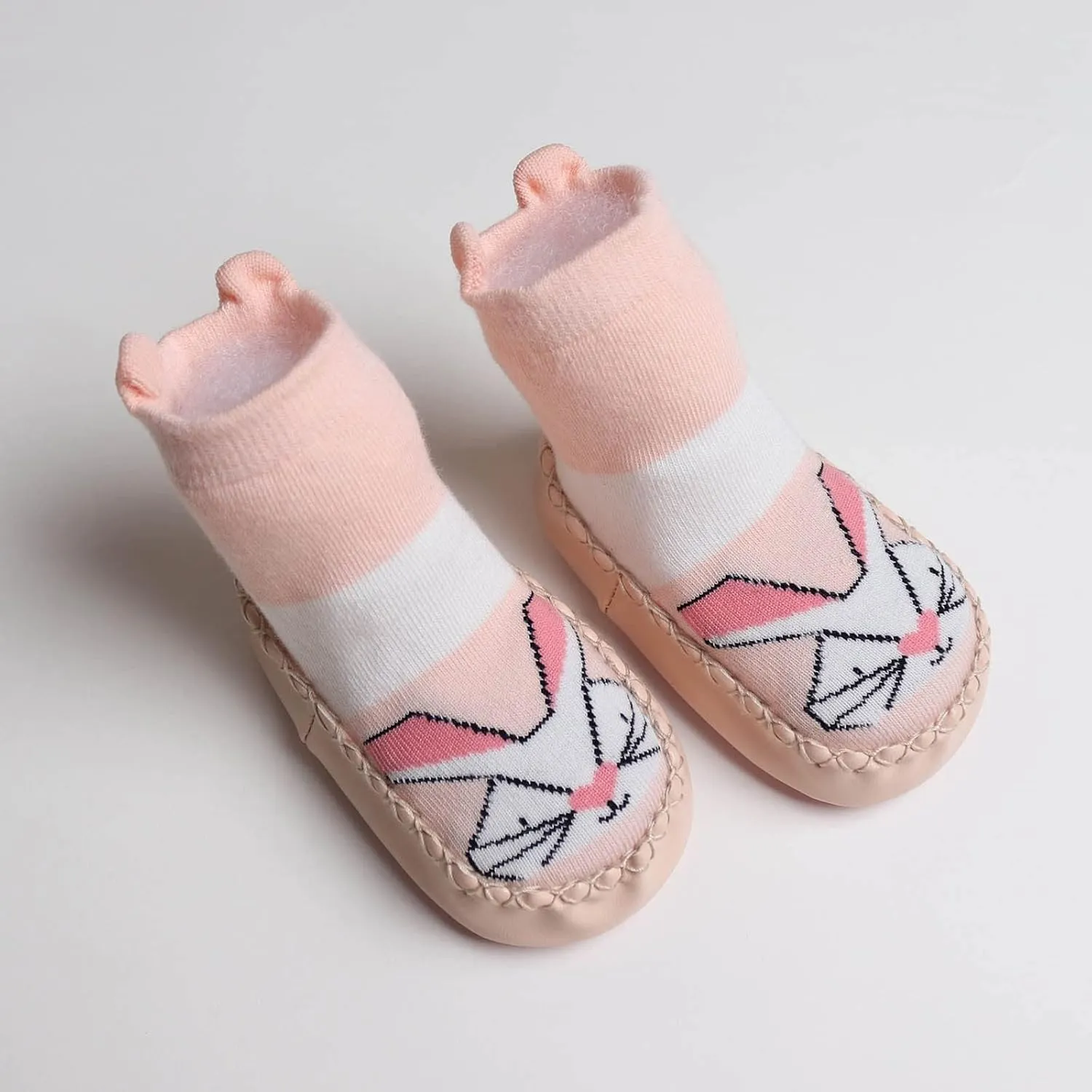 Infant Toddler Shoes Soft Sole Toddler Shoes Cartoon Animal Print Non Slip Breathable Socks Toddler Sandals Size