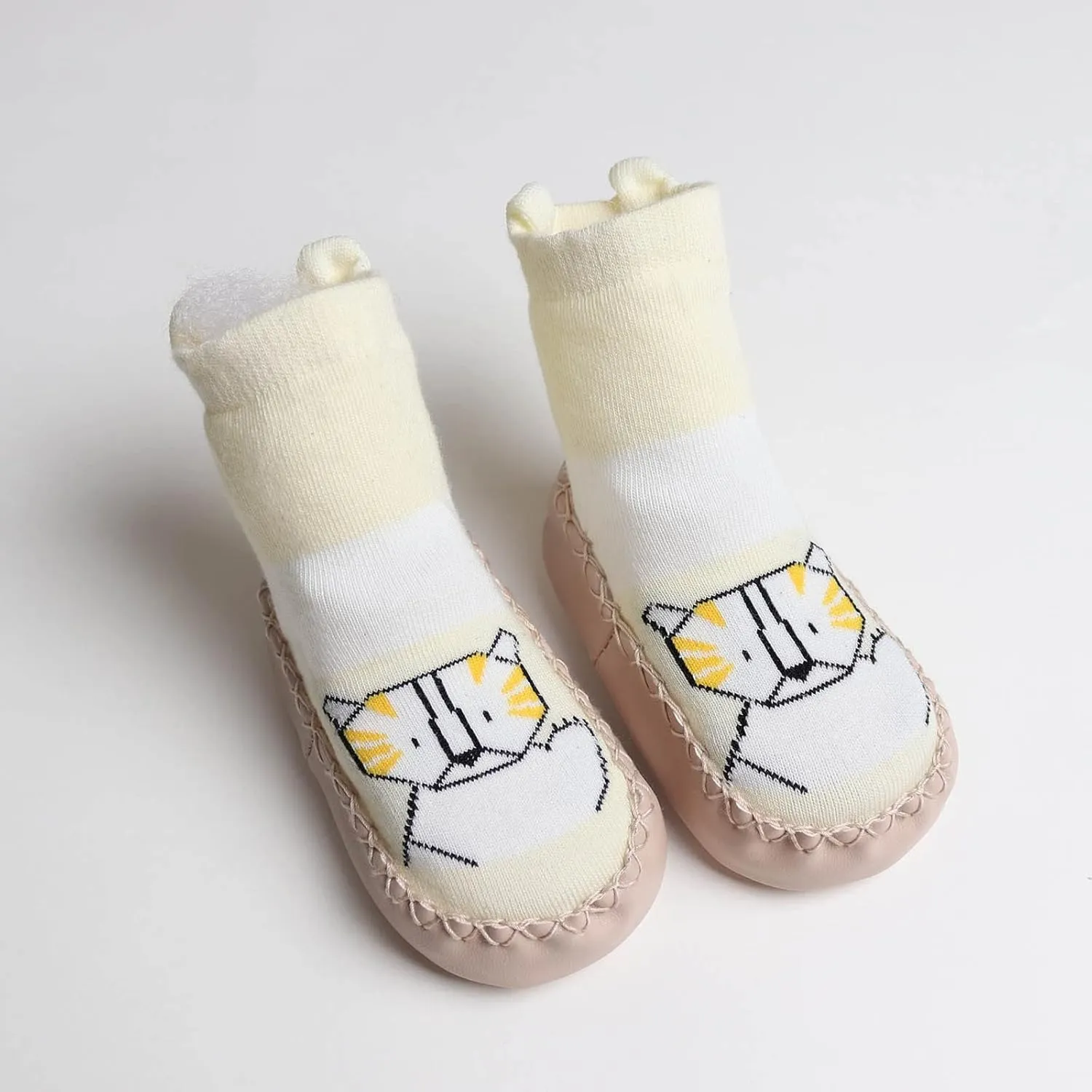 Infant Toddler Shoes Soft Sole Toddler Shoes Cartoon Animal Print Non Slip Breathable Socks Toddler Sandals Size