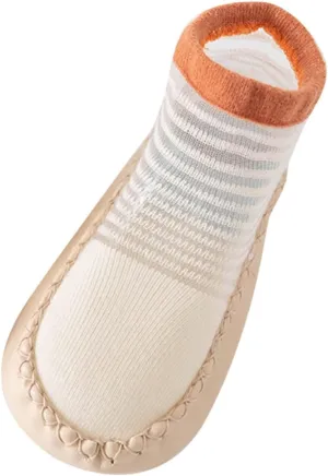 Infant Toddler Shoes Soft Sole Toddler Shoes Striped Hollow Breathable Non Slip Socks Socks Toddle Sandals
