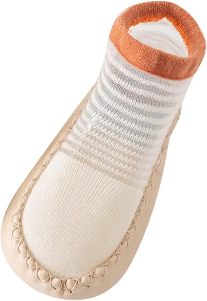 Infant Toddler Shoes Soft Sole Toddler Shoes Striped Hollow Breathable Non Slip Socks Socks Toddle Sandals