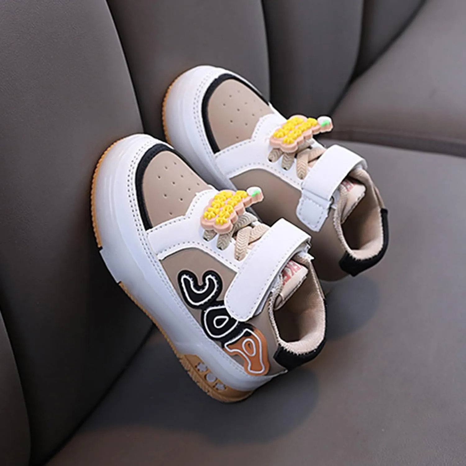 Infant Toddler Sneakers for Boys Girls Light Up Breathable Lightweight Soft Sole Casual Kids Big Girl Shoe Size 2