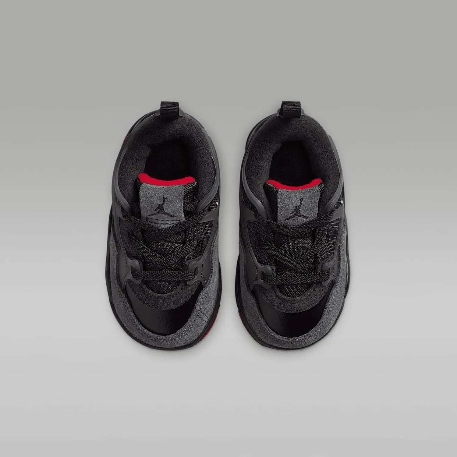 Jordan 4 RM Baby/Toddler Shoes (FQ7937-060, Black/Anthracite/Varsity Red)