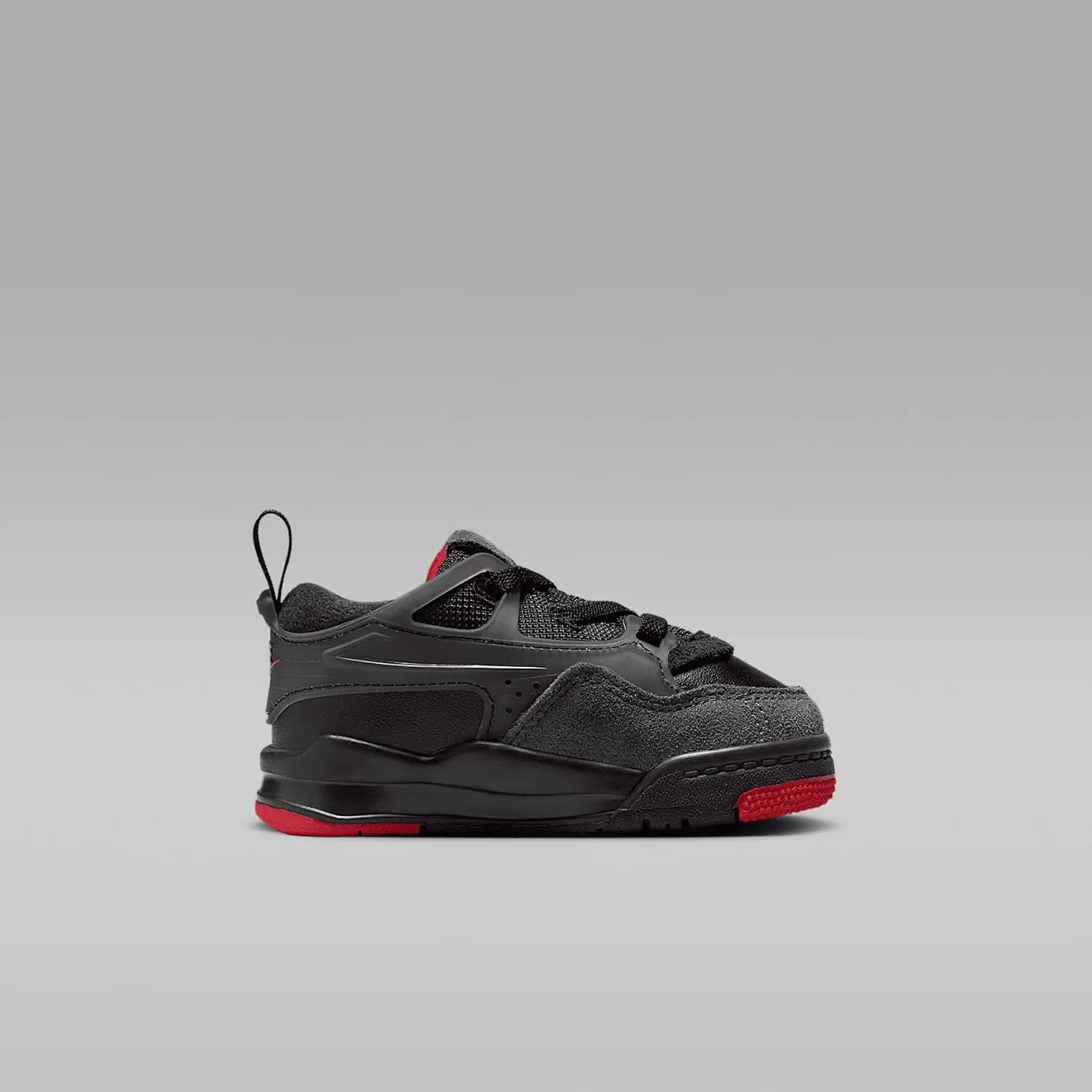 Jordan 4 RM Baby/Toddler Shoes (FQ7937-060, Black/Anthracite/Varsity Red)
