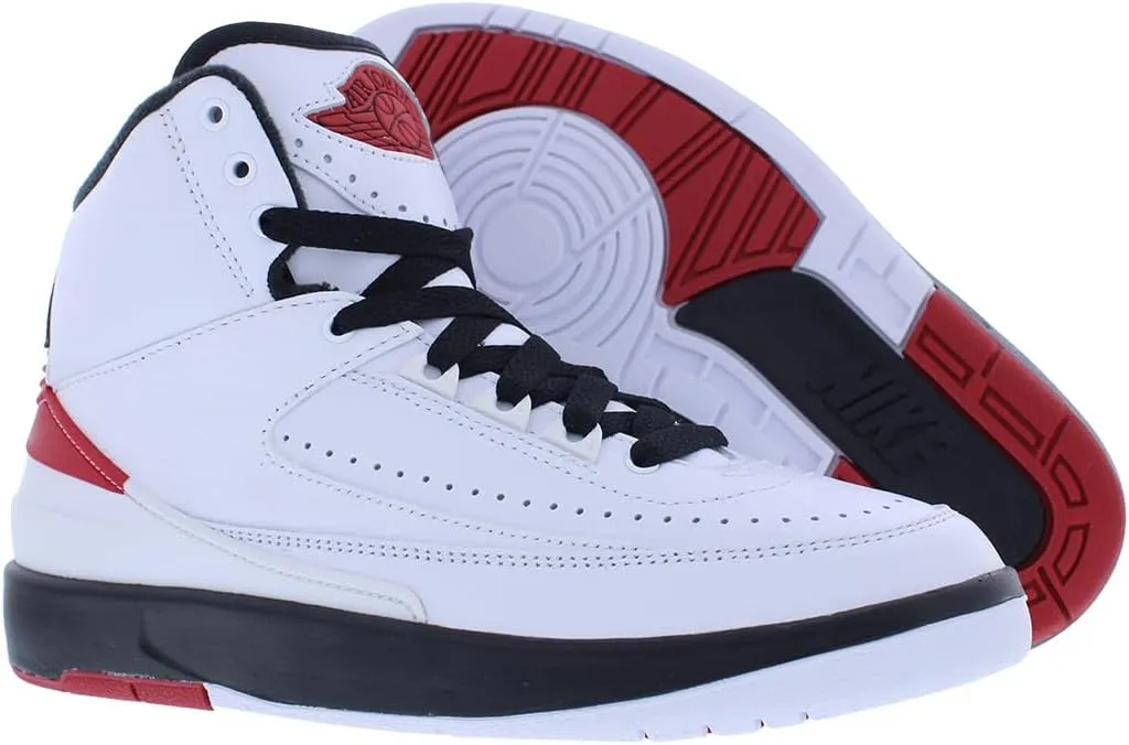 Jordan Big Kid's 2 Retro Chicago White/Varsity Red-Black (DX2591 106)