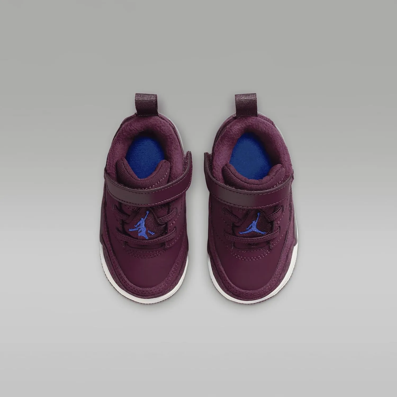 Jordan Spizike Low Baby/Toddler Shoes (FQ3952-641, Bordeaux/Sail/Hyper Royal)