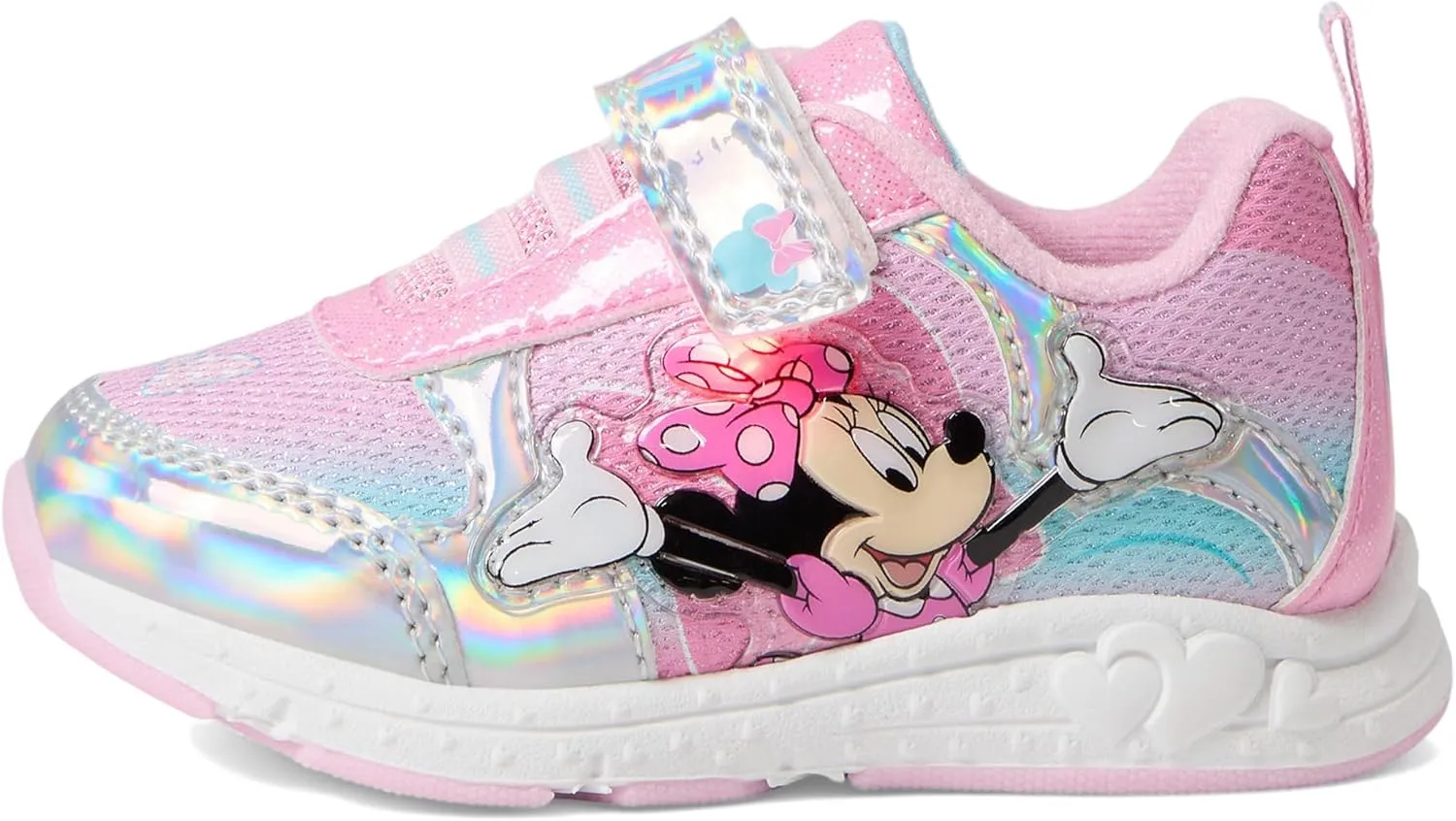 Josmo Baby-Girl's Minnie Mouse Hologram Sneakers (Toddler/Little Kid)