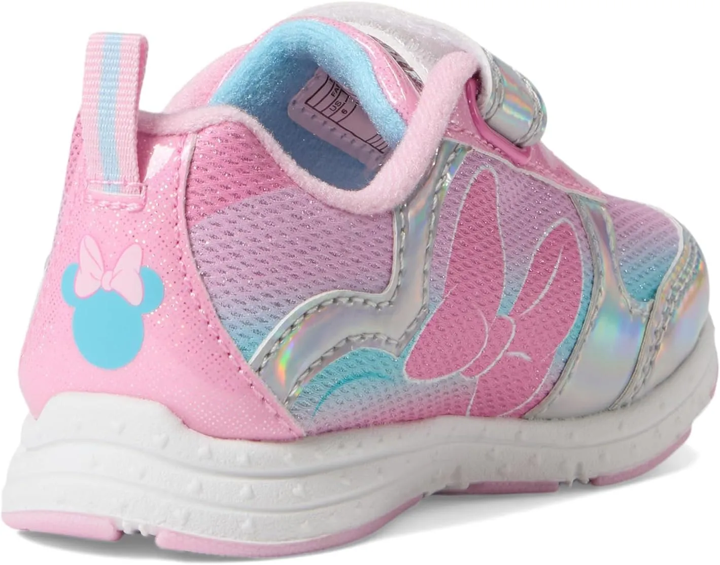 Josmo Baby-Girl's Minnie Mouse Hologram Sneakers (Toddler/Little Kid)