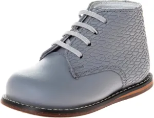 Josmo Unisex Baby Walker Leather Shoe (3 Infant M US, Grey Wowen)
