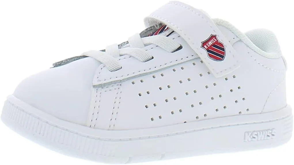 K-Swiss Court Casper VLC Baby Boys Shoes Size 6, Color: White