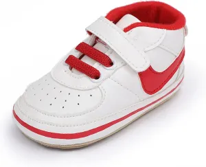 KACEEY Baby Boys Girls Canvas Sneaker Unisex Infant Shoes Anti-Slip Soft Sole Shoes First Walkers for Newborn Toddler 0-18 Months