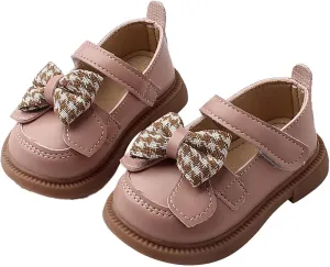 Kids Girls Dress Shoes Bow Tie Soft Bottom Princess Shoes Summer Outdoor Soft Rubber Sole Flat preemie baby boy clothes