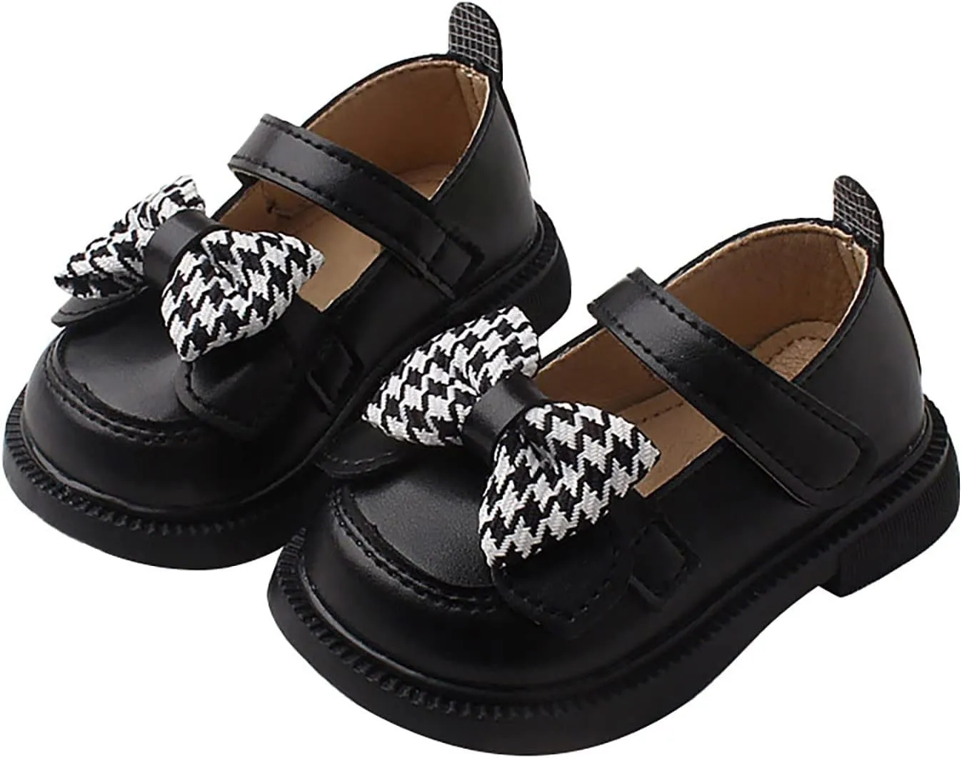 Kids Girls Dress Shoes Bow Tie Soft Bottom Princess Shoes Summer Outdoor Soft Rubber Sole Flat Sandals Girls Size