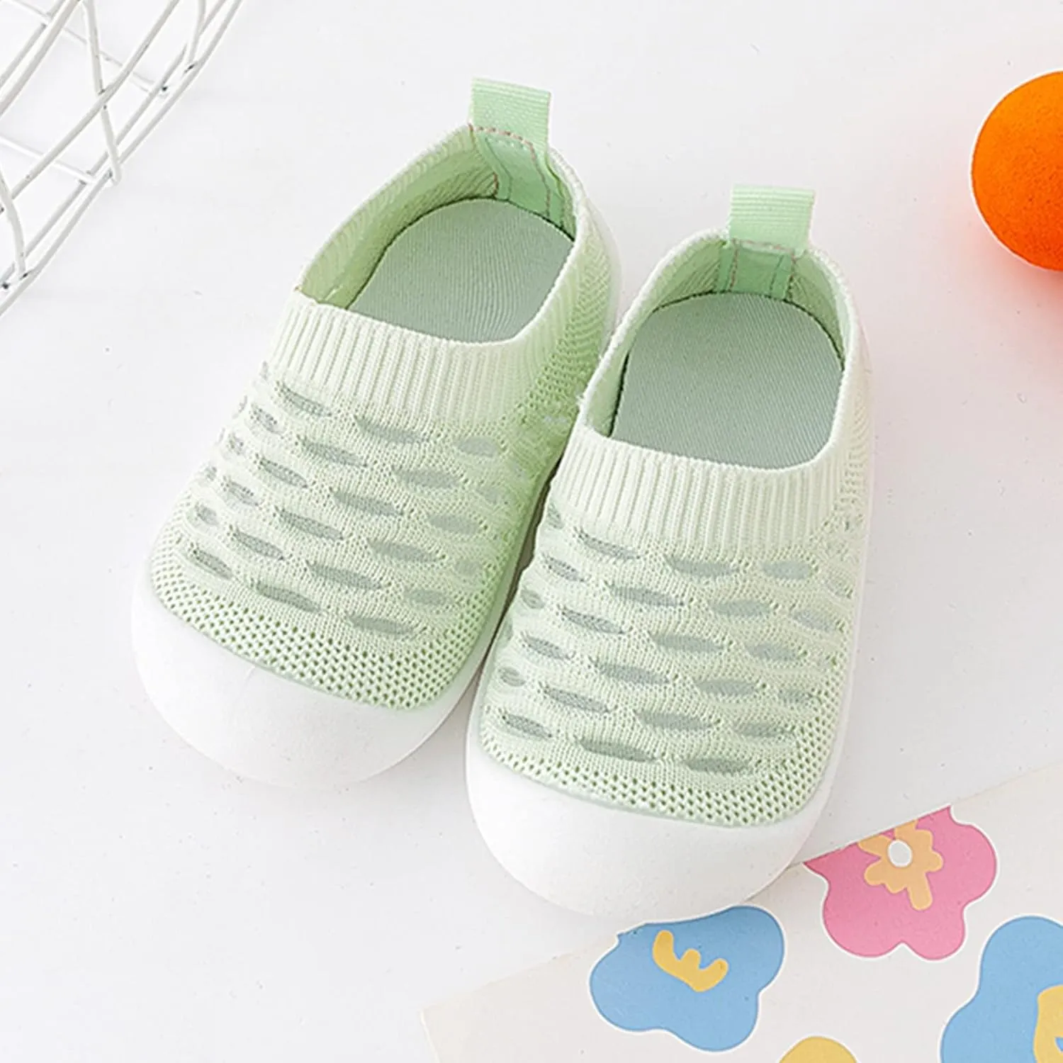 Kids Wedding Shoes Infant Toddler Shoes Hollow Out Slip On Socks Shoes Soft Sole Non Slip Wear Out Toddler Shoes