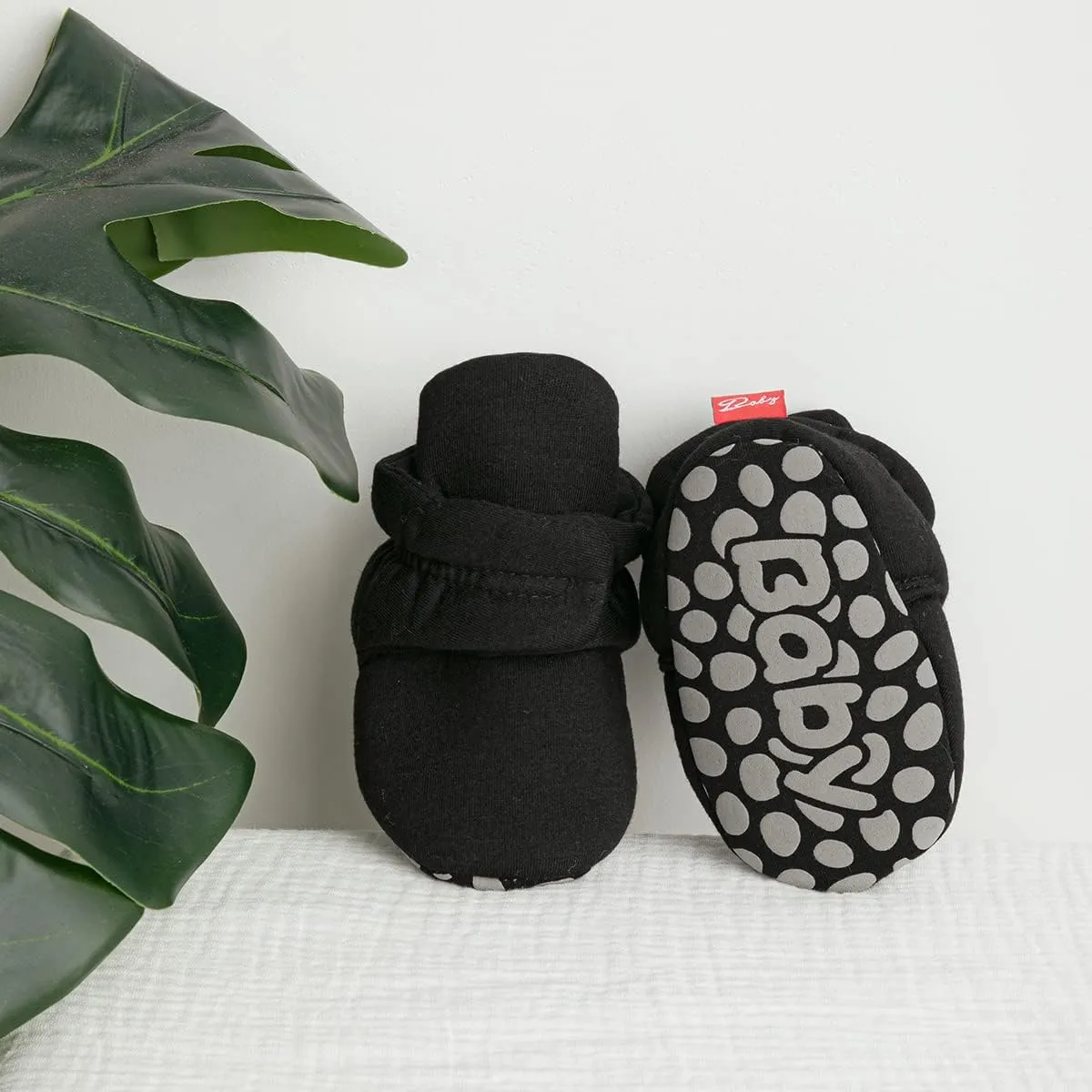 KIDSUN Newborn Infant Baby Boys Girls Fleece Booties Stay On Socks Soft Shoes Non Skid Winter Warm Christmas Slippers