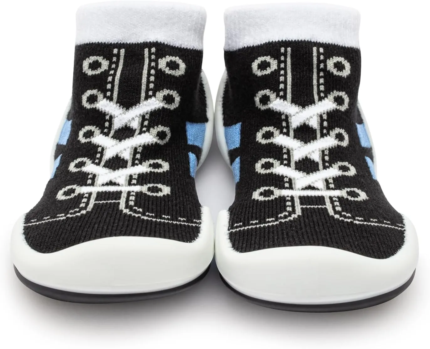Komuello Baby and Toddler Shoes, Pull Up First Walker, Non Slip Bottom, Soft Cotton, Premium Sock Shoes - Walker