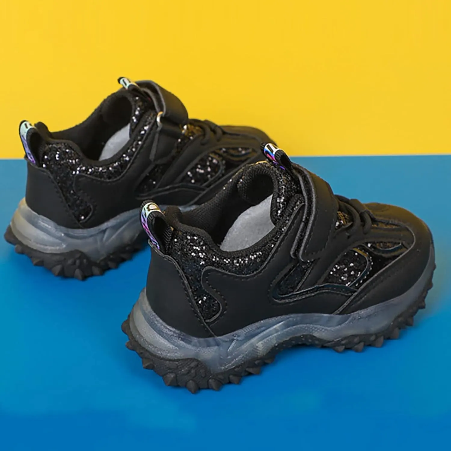 Little Girls Tennis Shoes Spring Autumn Non Slip Soft Sole Baby Toddler LED Flashing Lights Shoes Boys Baby Boy Shoes