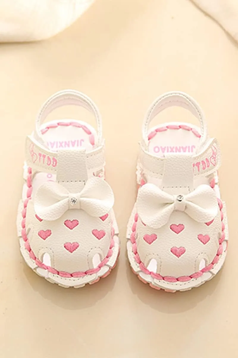 Monvecle Newborn Infant Girl Summer Soft Sole Shoes Cartoon Anti-Slip Casual Toddler First Walker Sandals 0-15M