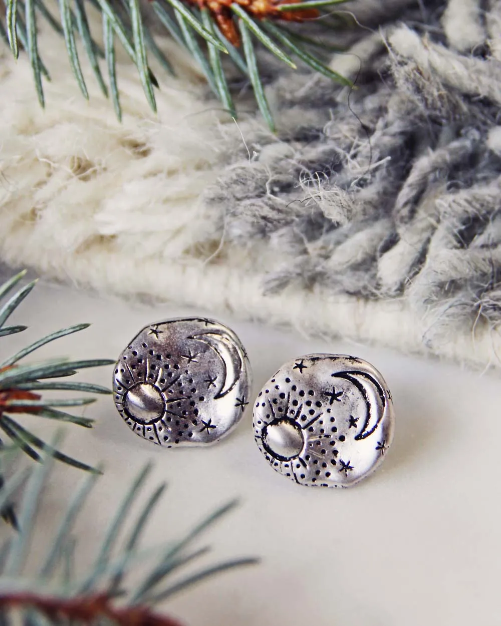 Moonstruck Earrings in Silver