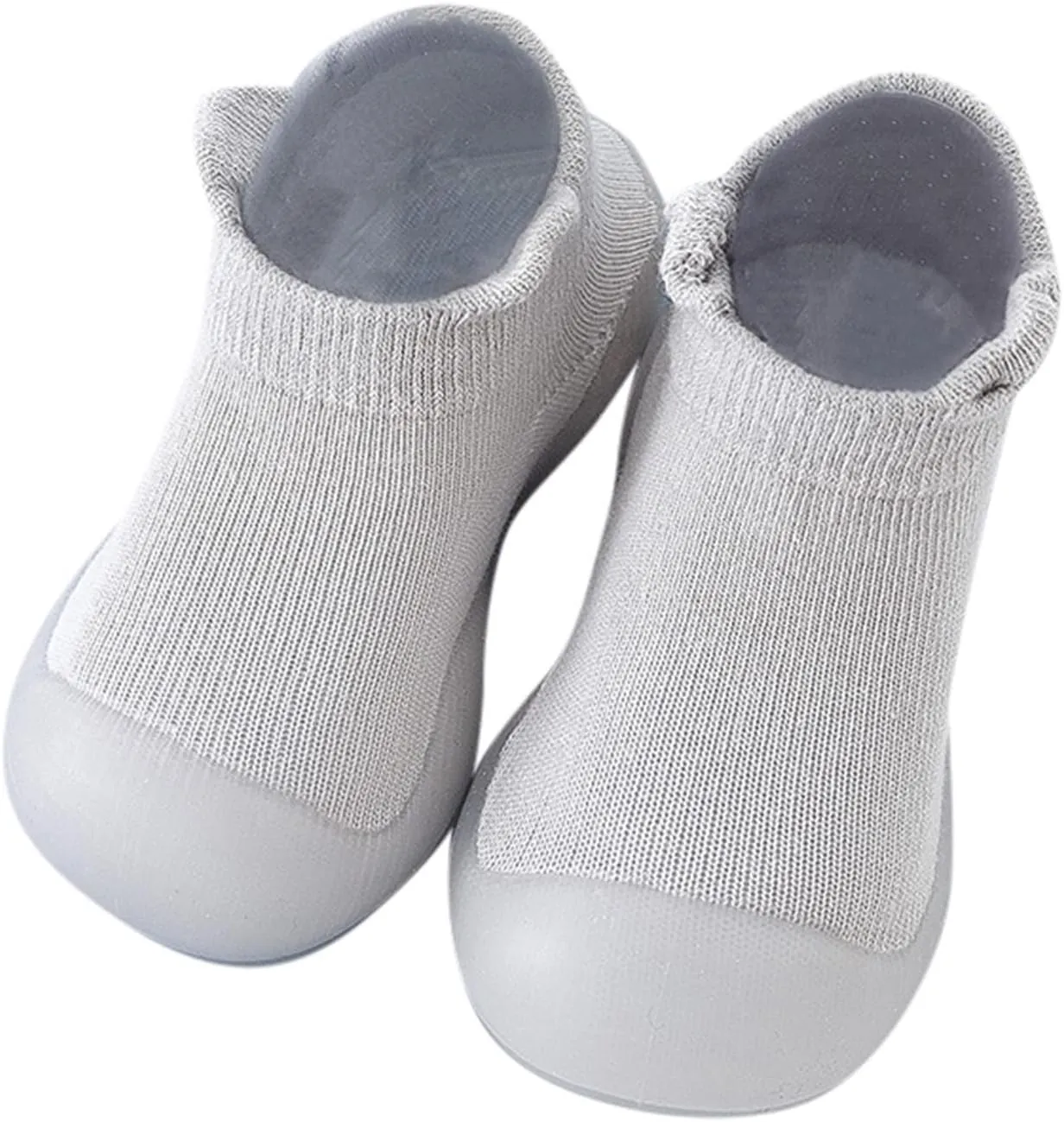 Newborn Baby Boys Girls Sock Shoes Solid Ruffled Soft Soles First Walkers Anti-slip Shoes