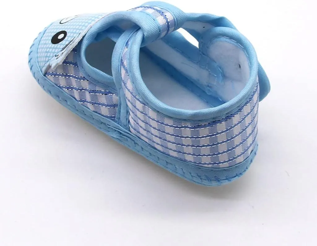 Newborn Baby Girls Cartoon Prewalker Soft Sole Sandals Single Shoes Toddler Boy Running Shoes